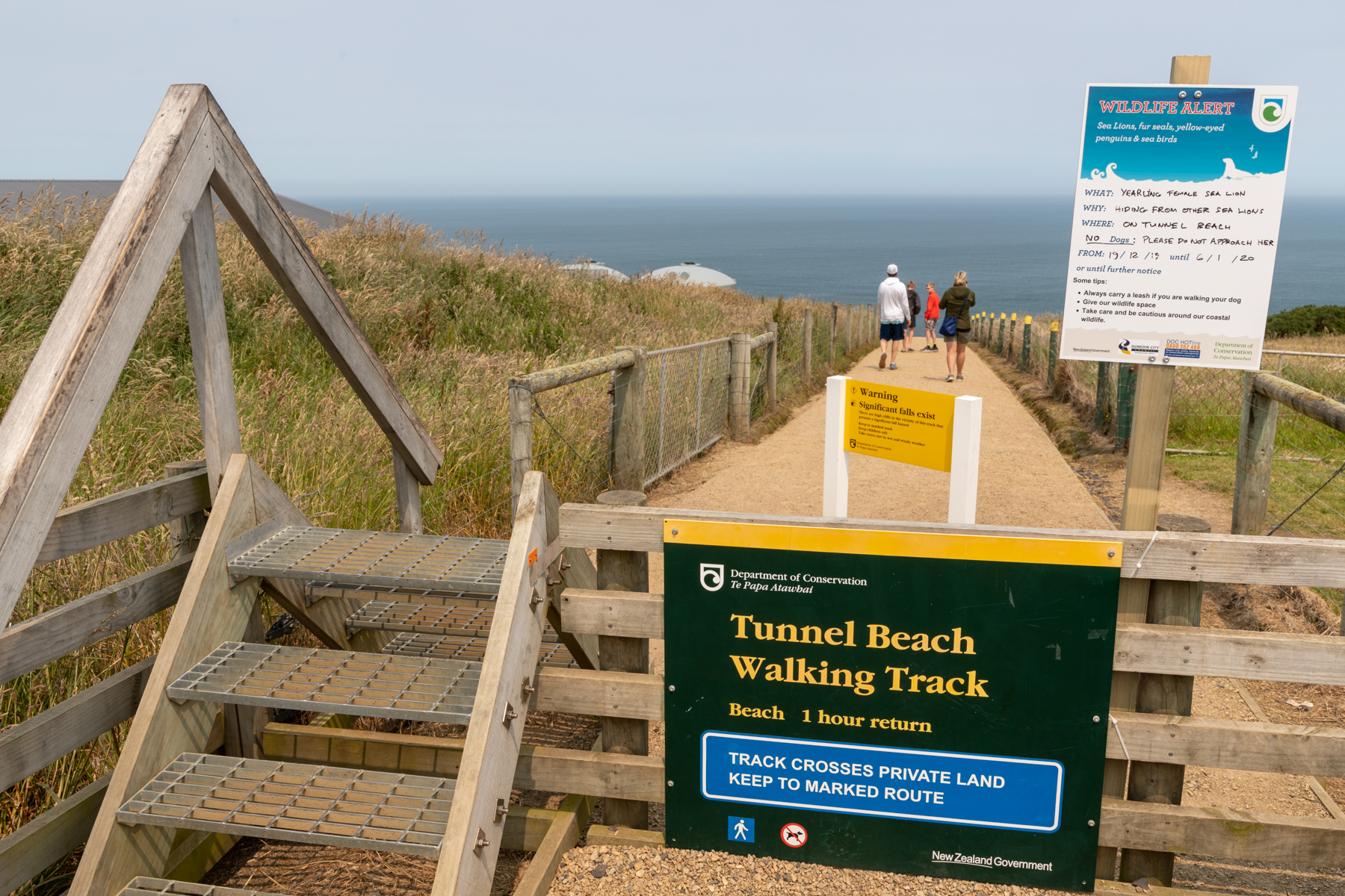 Tunnel Beach (Dunedin) Hiking the World