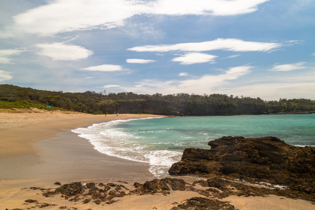 Myrtle Beach - a nude beach in Murramarang National Park Hiking the World