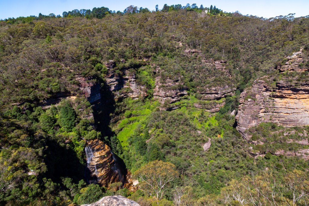 Bridal Veil Falls (Leura) one of the most picturesque Blue Mountain
